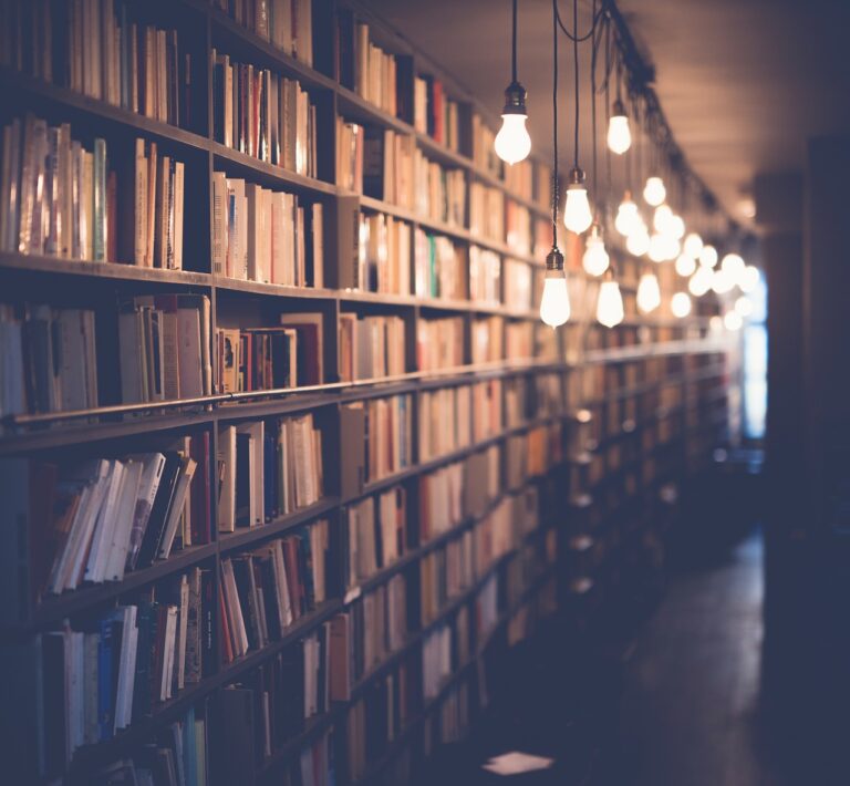 Books, library illustrating room booking software